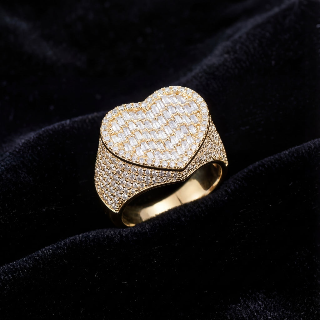 VVS HEART RING