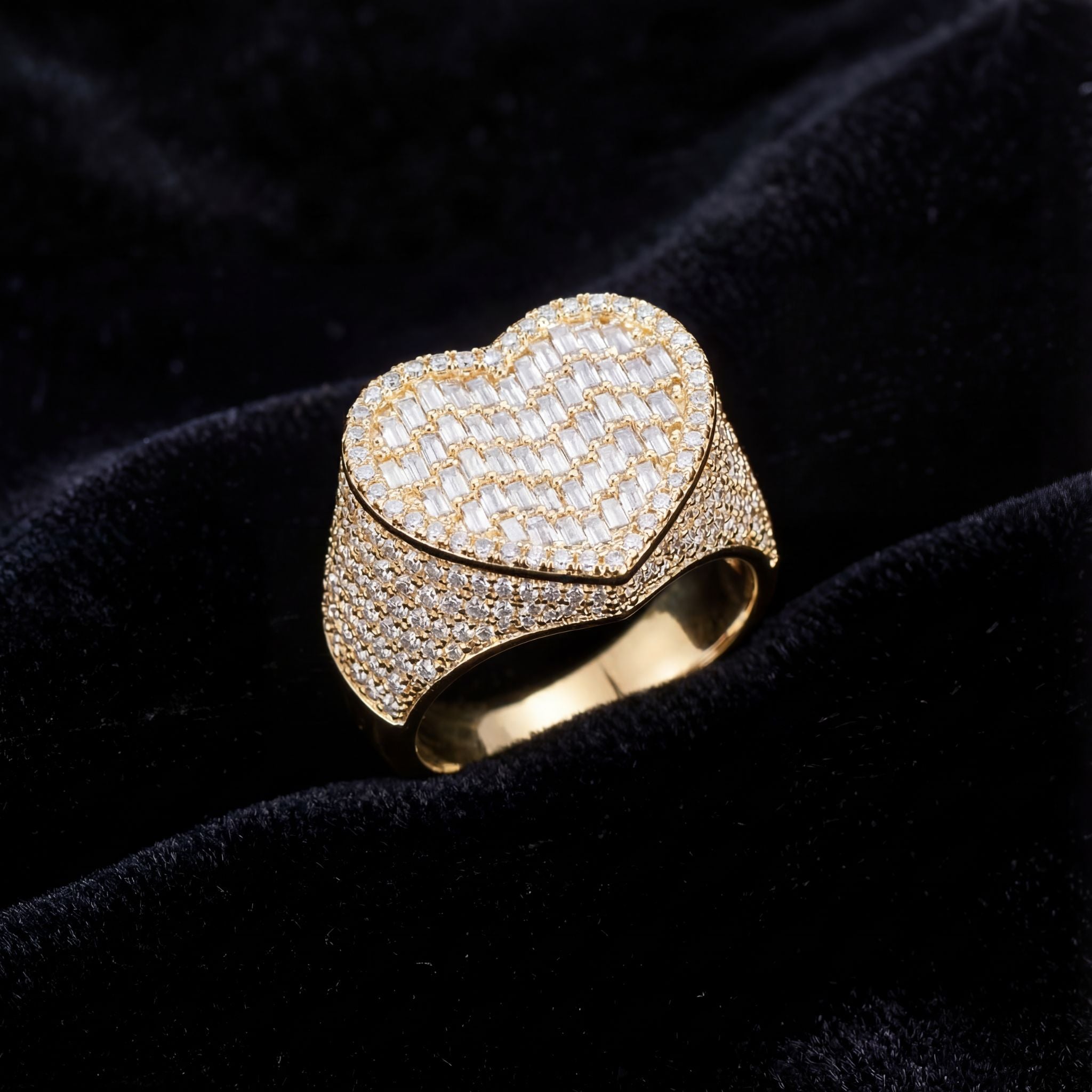 VVS HEART RING