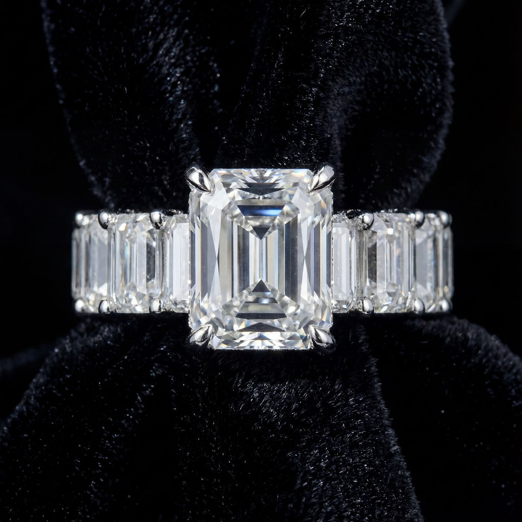 Royal Emerald Eternity Ring