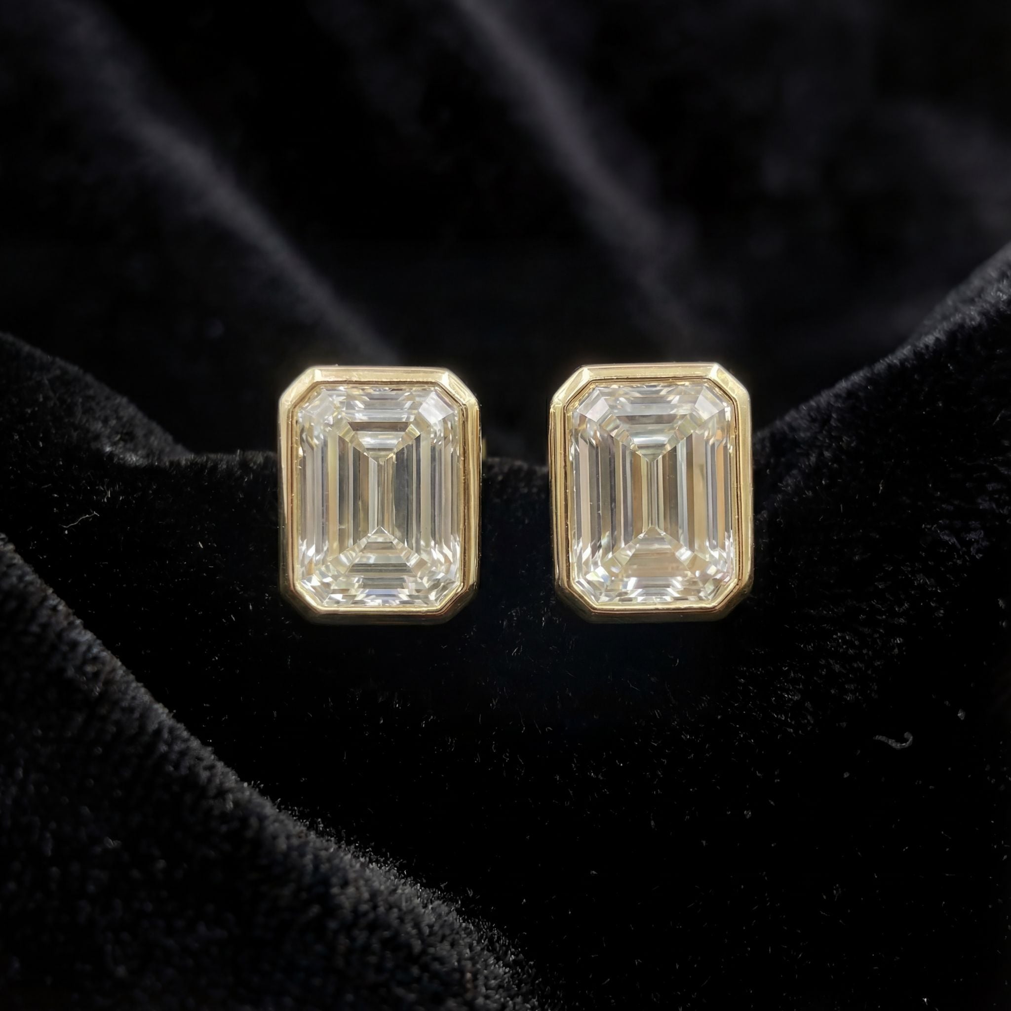 Emerald cut Earrings