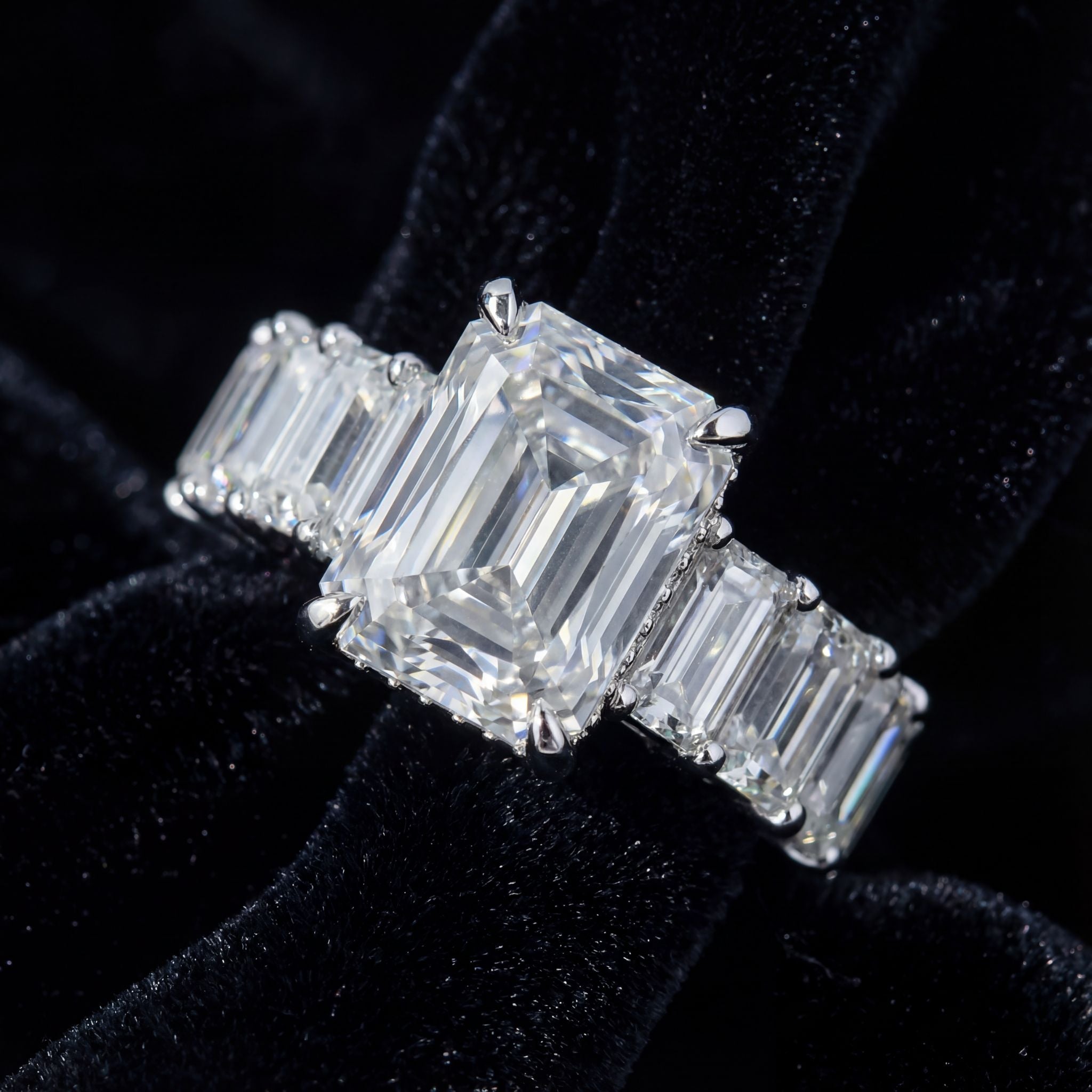 Royal Emerald Eternity Ring