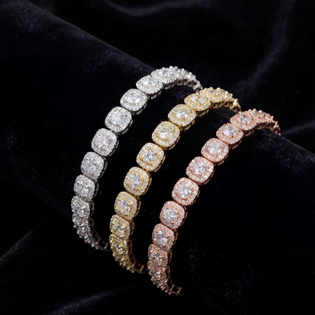 MIX TENNIS CHAIN BRACELET – ICE CULTURE