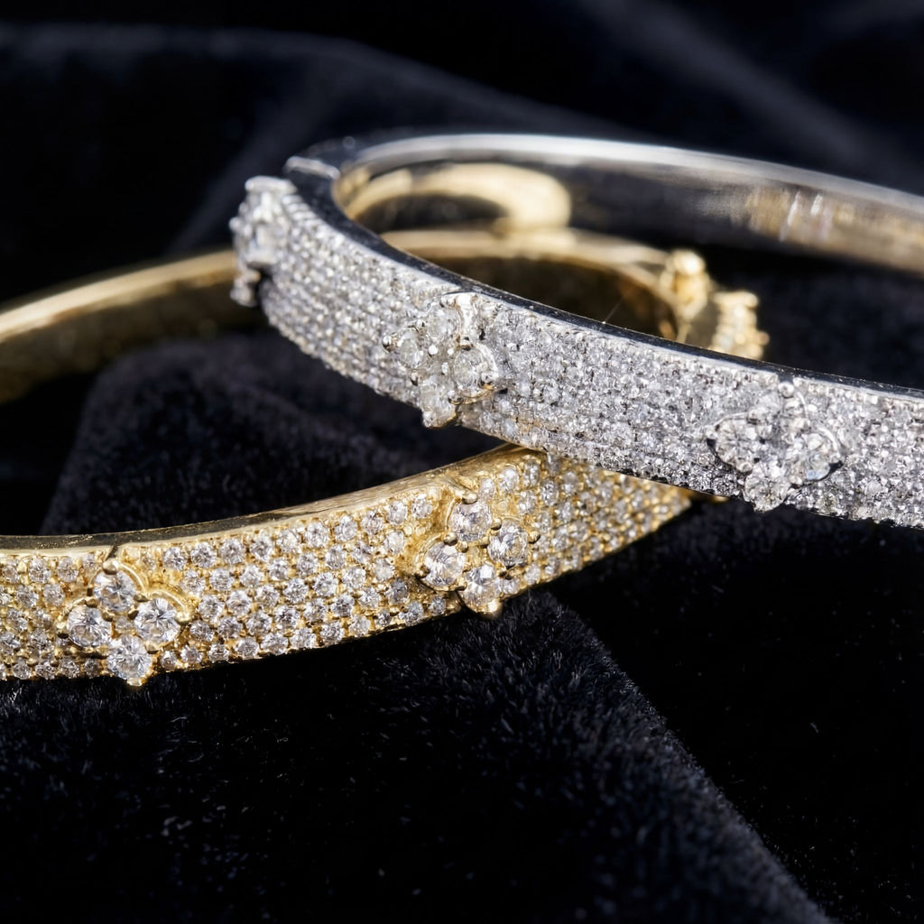 Ladies Flower VVS Bracelet