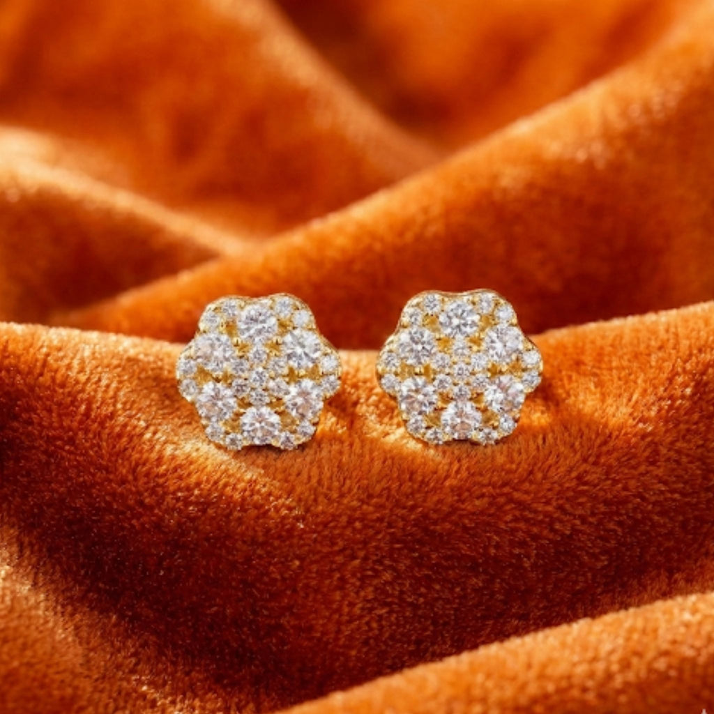 VVS FLOWER EARRINGS