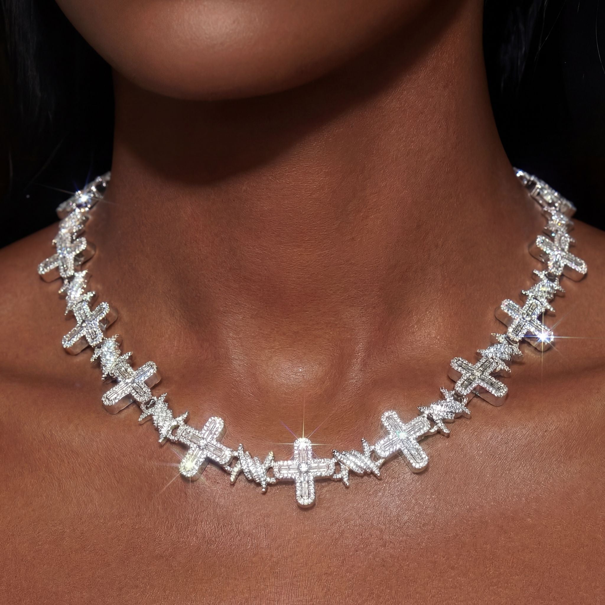 MIX CROSS NECKLACE – ICE CULTURE