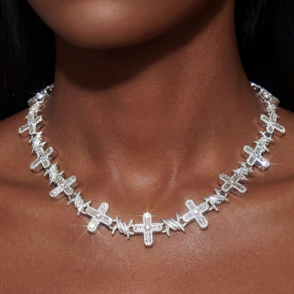 MIX CROSS NECKLACE