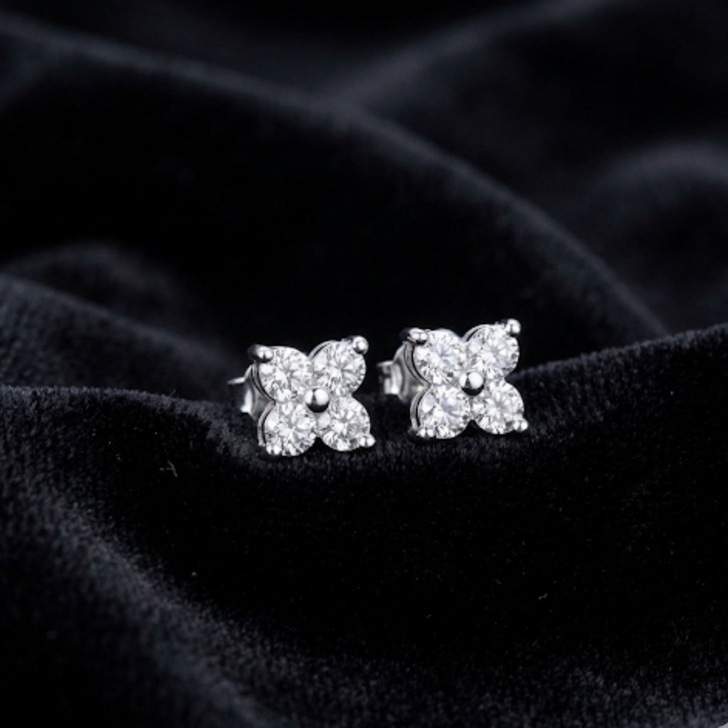 Flower VVS Earrings