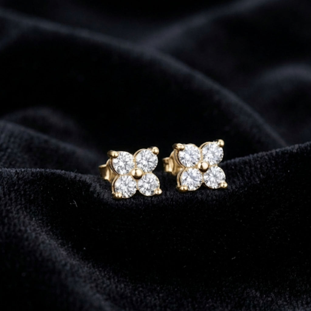 Flower VVS Earrings