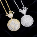 CROWN EARTH PENDANT TOP