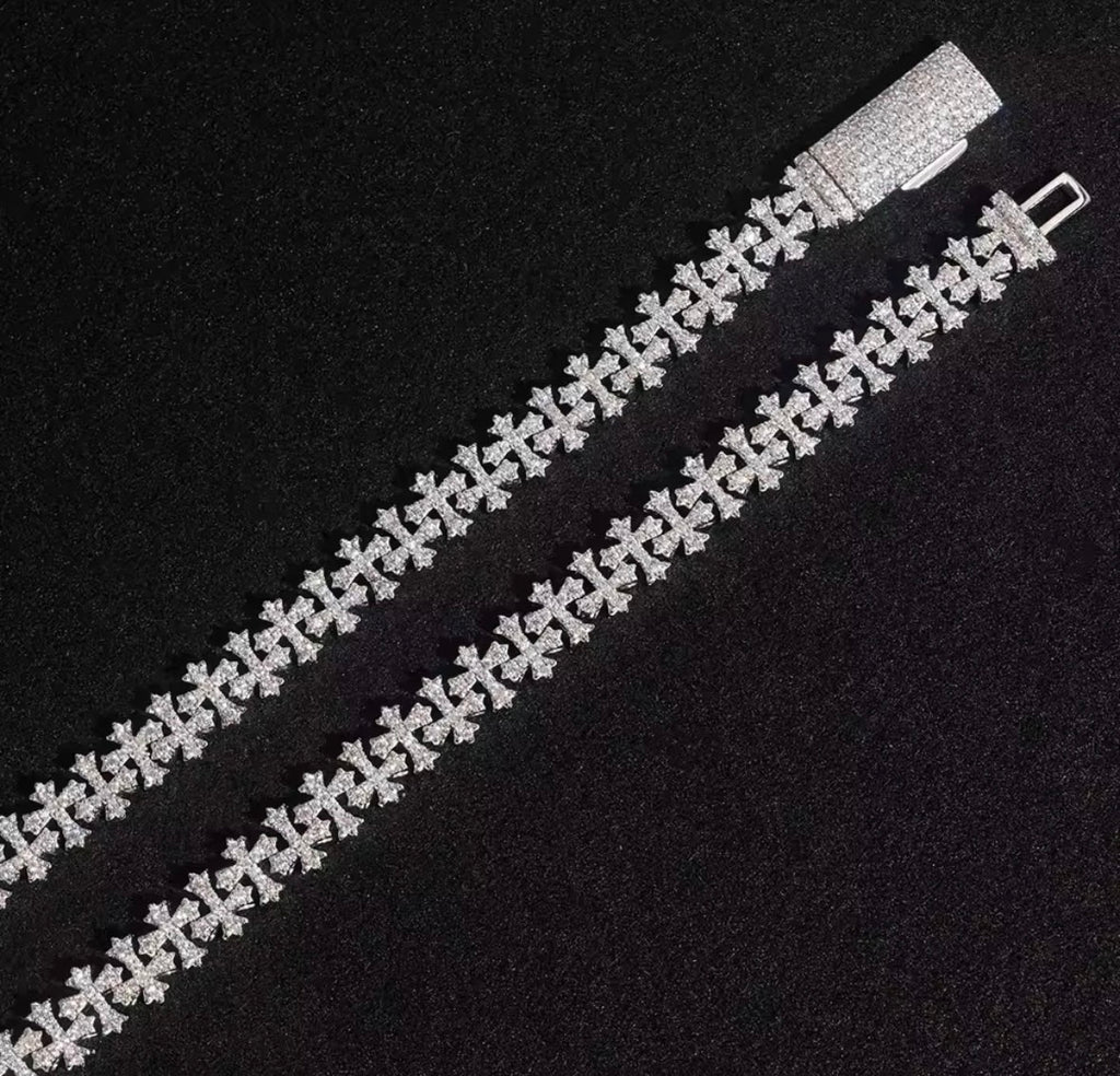 ICE Cross Bracelet