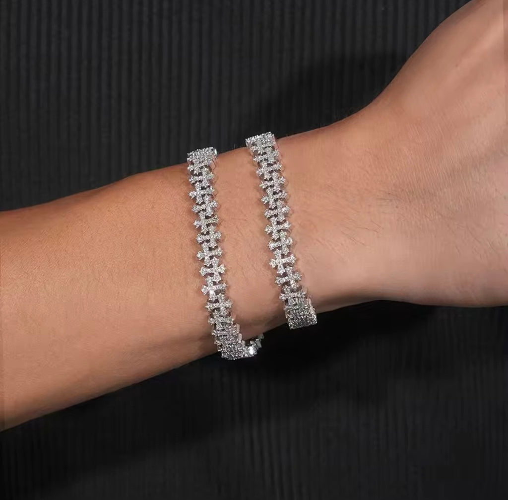 ICE Cross Bracelet