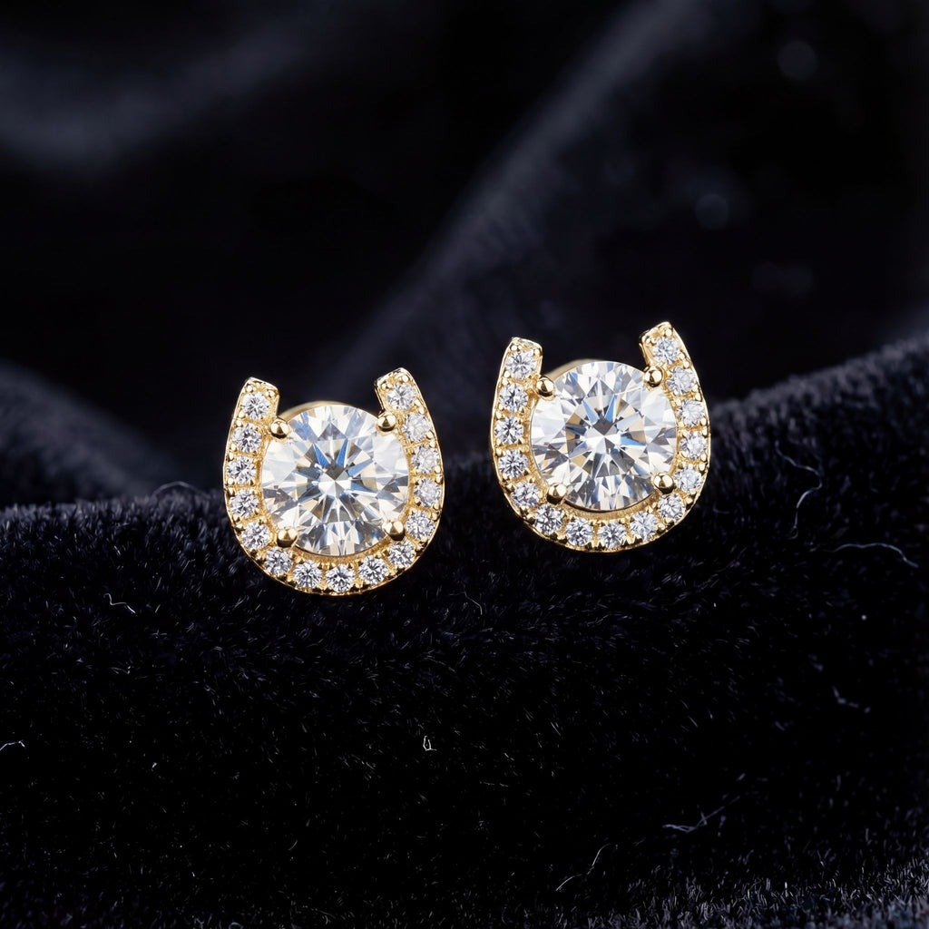 VVS HORSESSHOE EARRINGS