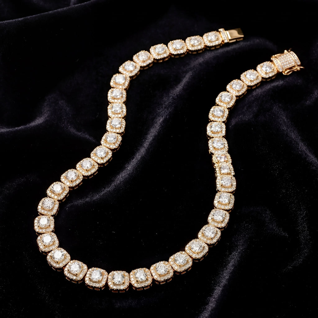 MIX TENNIS CHAIN NECKLACE