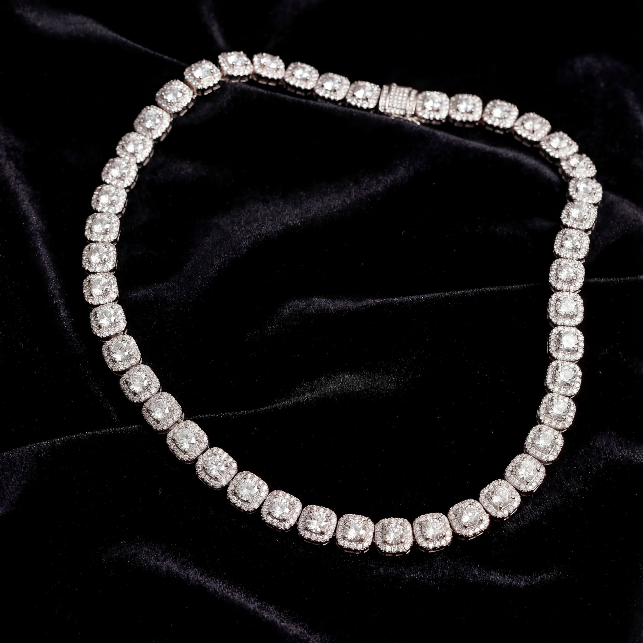 Tennis Chain Necklace【Silver925】ほぼ未使用 MIX TENNIS CHAIN NECKLACE – ICE CULTURE