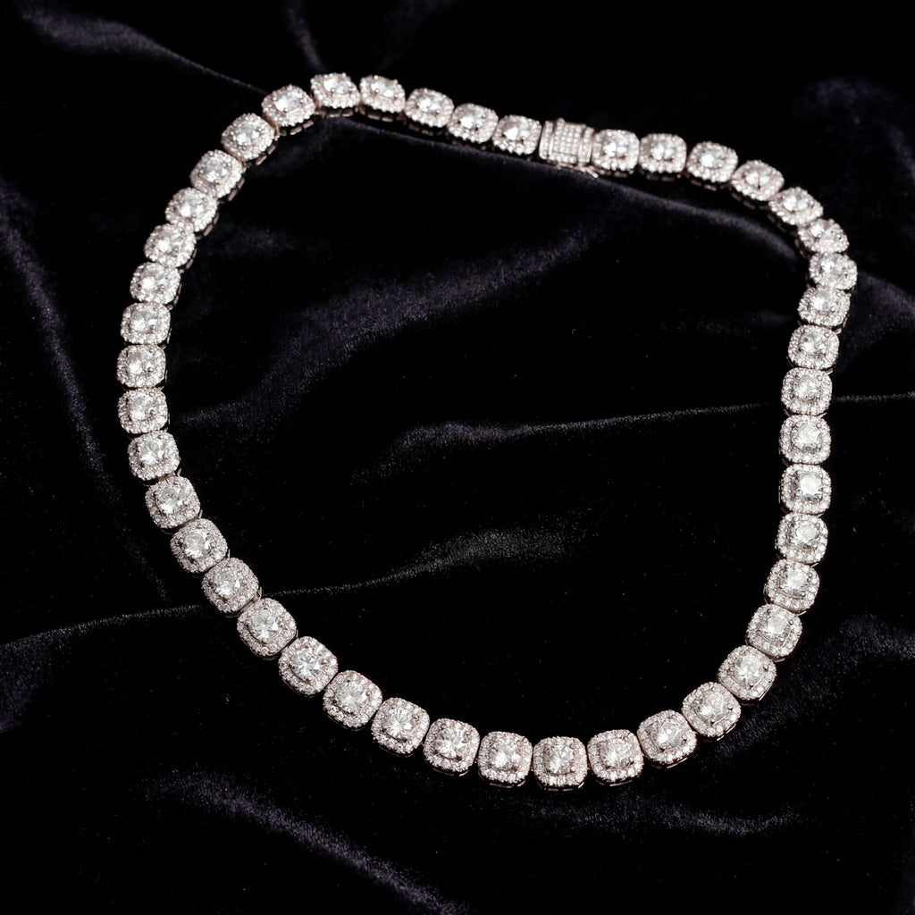 MIX TENNIS CHAIN NECKLACE